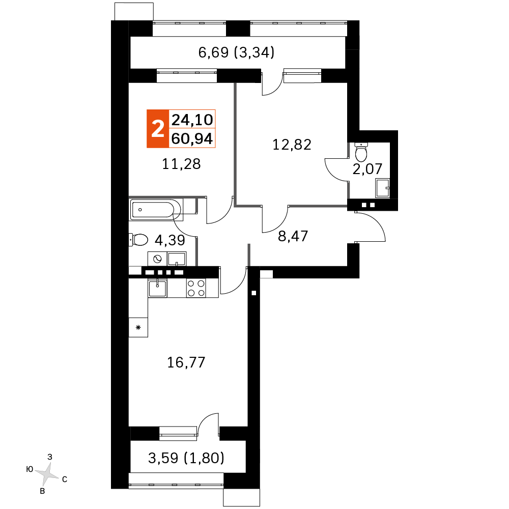 План таунхауса