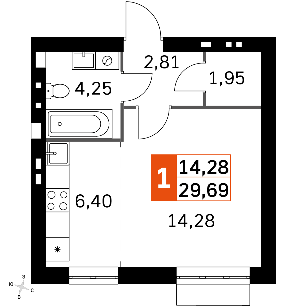 План таунхауса