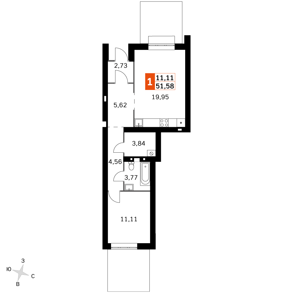 План таунхауса