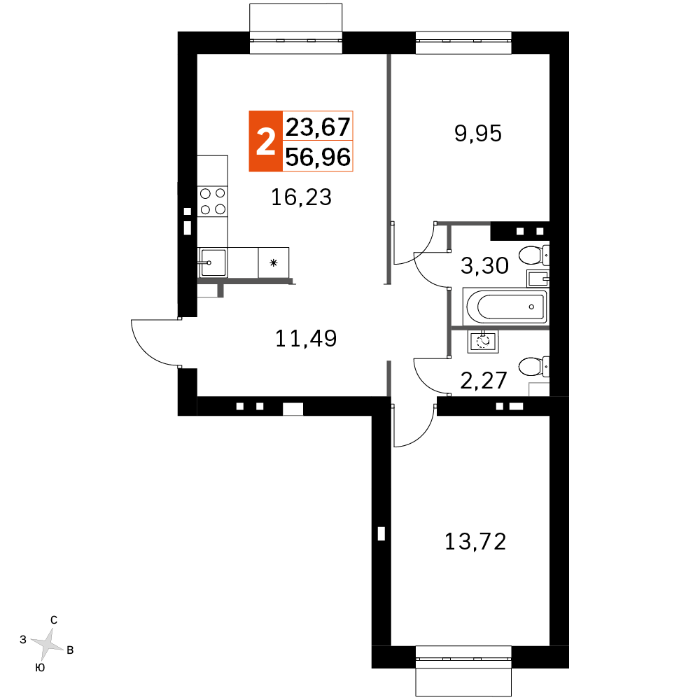 План таунхауса